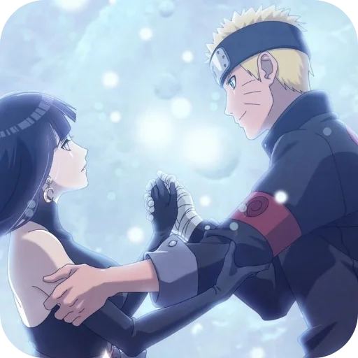 ❤ Стикер «Naruto and Hinata» для Telegram