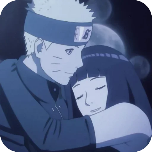 ❤ Стикер «Naruto and Hinata» для Telegram