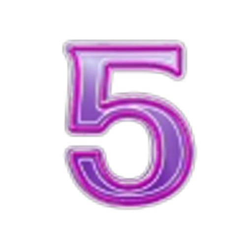 5️⃣ Эмодзи «Фиолетовые буквы, цифры, иконки, таблички» для Telegram