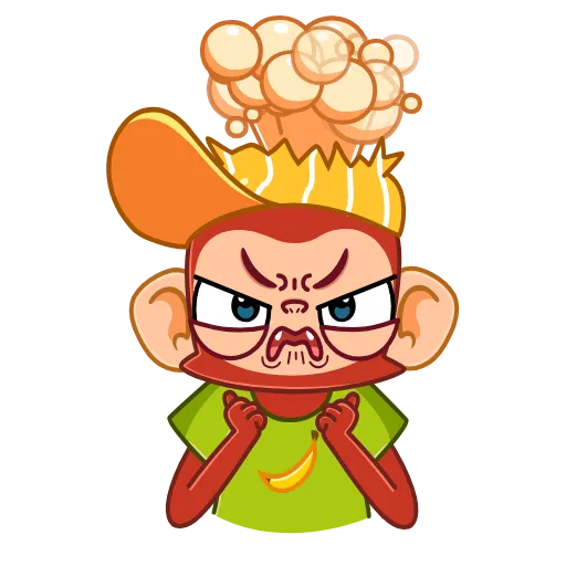 😡 Эмодзи «Monkey» для Telegram