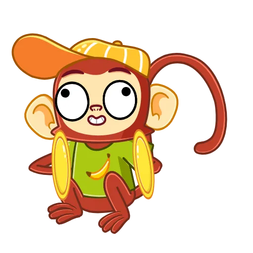 Эмодзи Monkey для Telegram — скачать