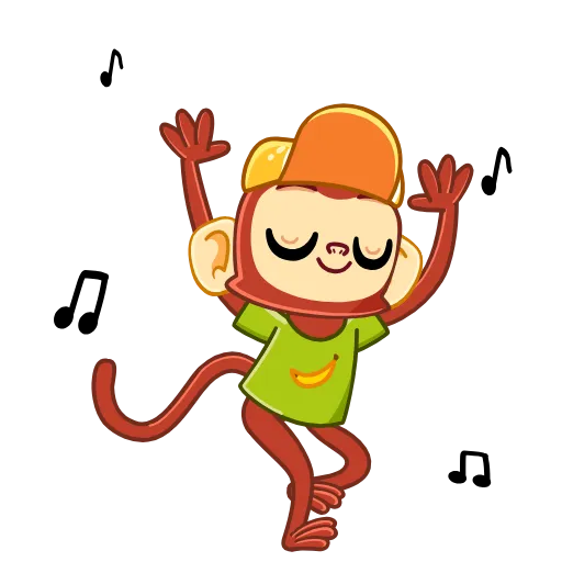 💃 Эмодзи «Monkey» для Telegram