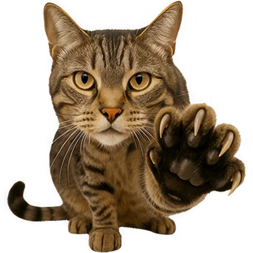🐱 Стикер «Непослушный к» для Telegram