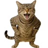 👹 Эмодзи «Непослушный кот» для Telegram