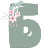 🌺 Эмодзи «Весенние буквы с цветами» для Telegram