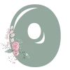 🌺 Эмодзи «Весенние буквы с цветами» для Telegram