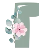 🌺 Эмодзи «Весенние буквы с цветами» для Telegram