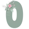 🌺 Эмодзи «Весенние буквы с цветами» для Telegram