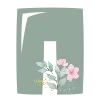 🌺 Эмодзи «Весенние буквы с цветами» для Telegram