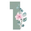 🌺 Эмодзи «Весенние буквы с цветами» для Telegram