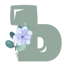 🌺 Эмодзи «Весенние буквы с цветами» для Telegram