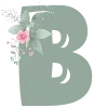 🌺 Эмодзи «Весенние буквы с цветами» для Telegram