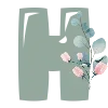 🌺 Эмодзи «Весенние буквы с цветами» для Telegram