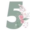 🌺 Эмодзи «Весенние буквы с цветами» для Telegram