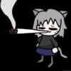 🚬 Эмодзи «😐 Neco-Arc emoji (Неко Арк)» для Telegram