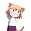 😗 Эмодзи «😐 Neco-Arc emoji (Неко Арк)» для Telegram