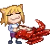 😋 Эмодзи «😐 Neco-Arc emoji (Неко Арк)» для Telegram