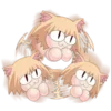 Эмодзи 😐 Neco-Arc emoji (Неко Арк) для Telegram — скачать