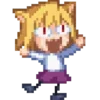 😃 Эмодзи «😐 Neco-Arc emoji (Неко Арк)» для Telegram