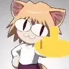 🖕 Эмодзи «😐 Neco-Arc emoji (Неко Арк)» для Telegram