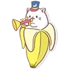 🎺 Эмодзи «Neko Banana Cat» для Telegram