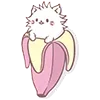 🍌 Эмодзи «Neko Banana Cat» для Telegram