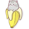 😼 Эмодзи «Neko Banana Cat» для Telegram