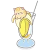 🍸 Эмодзи «Neko Banana Cat» для Telegram