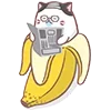 📰 Эмодзи «Neko Banana Cat» для Telegram