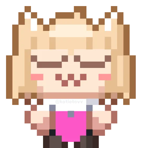 ❤️ Эмодзи «Neko Arc&;&;&;» для Telegram