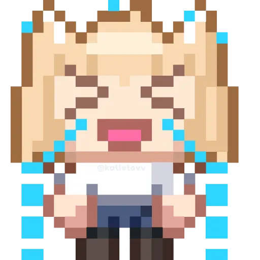 😂 Эмодзи «Neko Arc&;&;&;» для Telegram