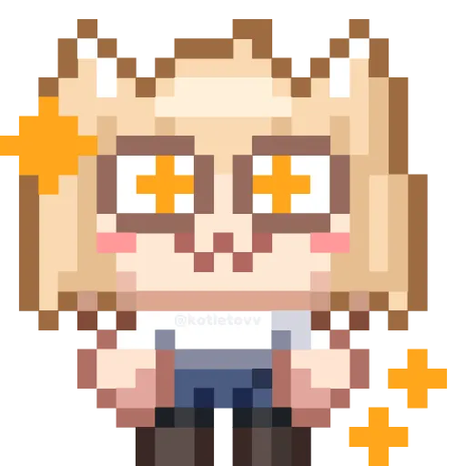 🤩 Эмодзи «Neko Arc&;&;&;» для Telegram