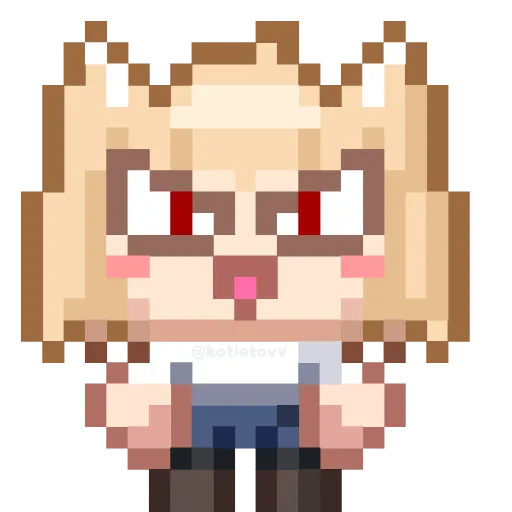😡 Эмодзи «Neko Arc&;&;&;» для Telegram