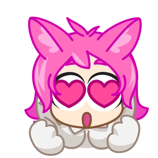 😍 Эмодзи «Neko Waifu» для Telegram