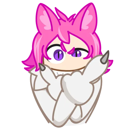🖕 Эмодзи «Neko Waifu» для Telegram