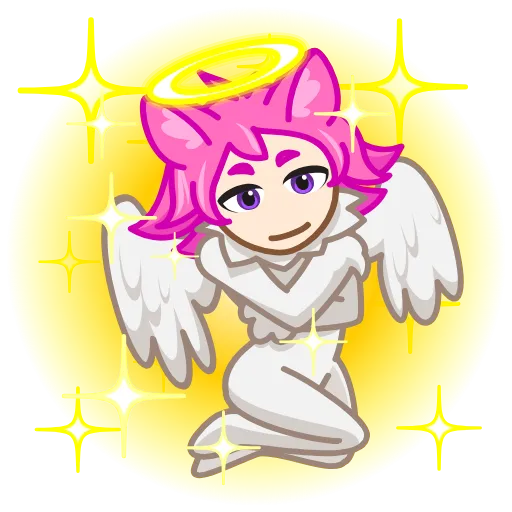 😇 Эмодзи «Neko Waifu» для Telegram