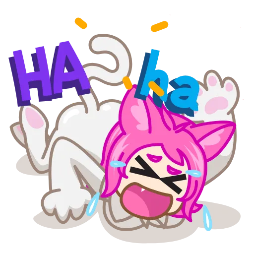 Стикерпак Neko Waifu для Telegram