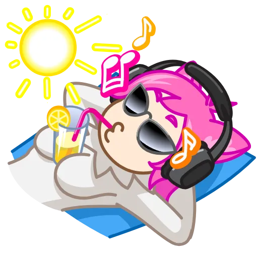 😎 Эмодзи «Neko Waifu» для Telegram