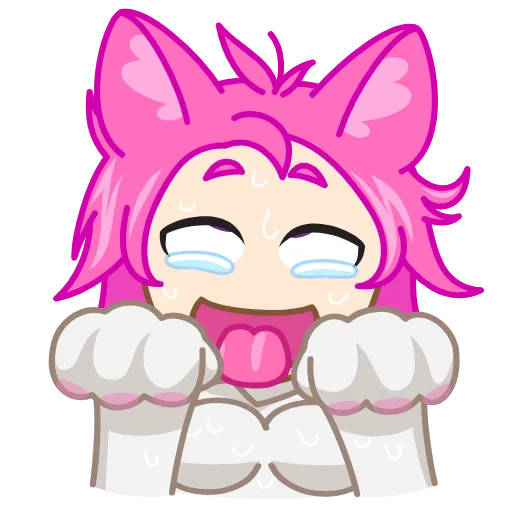 🤤 Эмодзи «Neko Waifu» для Telegram