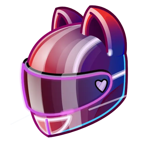 🏍 Эмодзи «Neko Helmet Купить» для Telegram