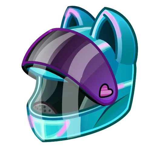 🏍 Эмодзи «Neko Helmet Купить» для Telegram
