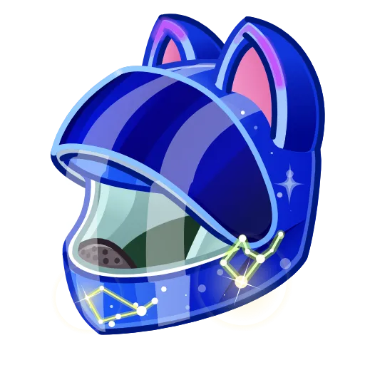 🏍 Эмодзи «Neko Helmet Купить» для Telegram