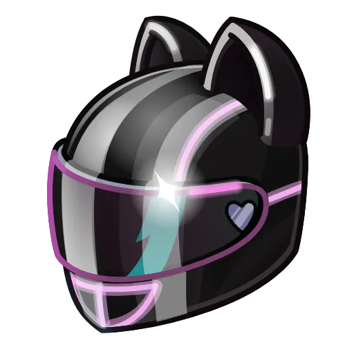 🏍 Эмодзи «Neko Helmet Купить» для Telegram