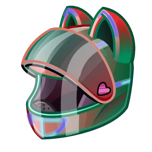 🏍 Эмодзи «Neko Helmet Купить» для Telegram