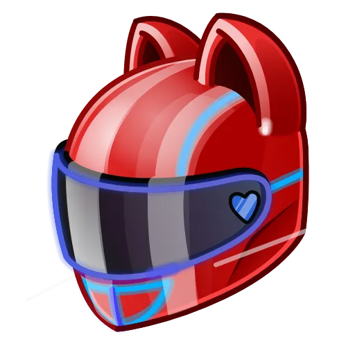 🏍 Эмодзи «Neko Helmet Купить» для Telegram