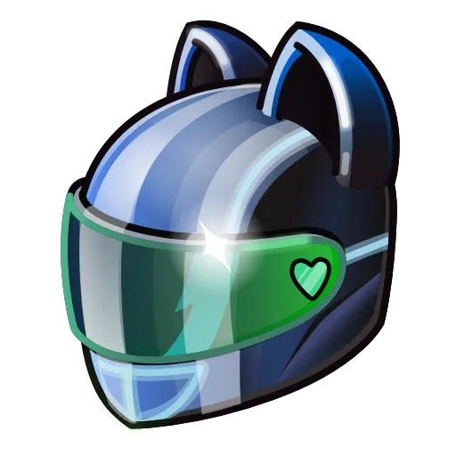 🏍 Эмодзи «Neko Helmet Купить» для Telegram