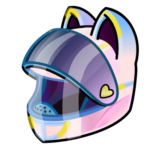 🏍 Эмодзи «Neko Helmet Купить» для Telegram
