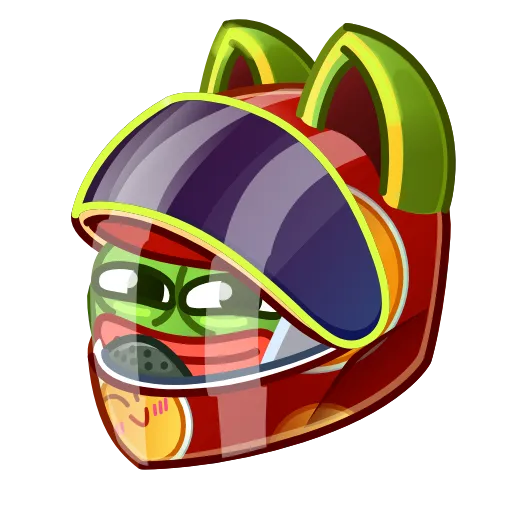 🏍 Эмодзи «Neko Helmet Купить» для Telegram