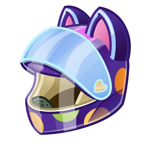 🏍 Эмодзи «Neko Helmet Купить» для Telegram