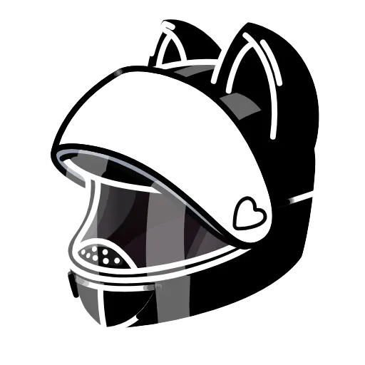 🏍 Эмодзи «Neko Helmet Купить» для Telegram